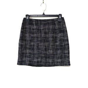 H&M Textured/Tweed-Like Mini Skirt, Size 2